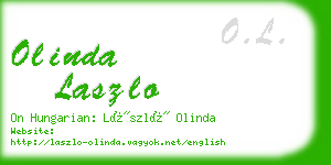 olinda laszlo business card